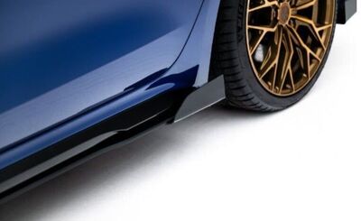 JEU DE BAS DE CAISSE (RAJOUTS EN ABS) AUDI A5 III B10 S LINE OU S5 III B10 "CNC" 4 WINGS (2025+)