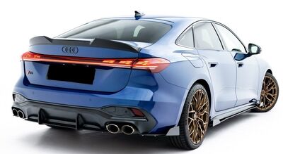 EXTENSION DE BECQUET DE COFFRE AUDI A5 III B10 BERLINE TYPE"3D GLOSS BLACK" (2025+)