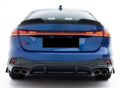 EXTENSION DE BECQUET DE COFFRE AUDI A5 III B10 BERLINE TYPE"3D GLOSS BLACK" (2025+)