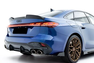 EXTENSION DE BECQUET DE COFFRE AUDI A5 III B10 BERLINE TYPE"3D GLOSS BLACK" (2025+)