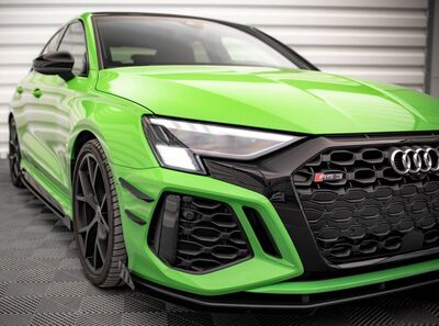 SPLITTERS "CANARDS" DE PARE CHOC AVANT AUDI RS3 8Y PHASE 1 (2020/2024)