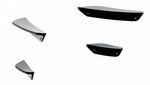 SPLITTERS "CANARDS" DE PARE CHOC AVANT AUDI RS3 8Y LIMOUSINE SEDAN PHASE 2 (2024+)