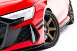 SPLITTERS "CANARDS" DE PARE CHOC AVANT AUDI RS3 8Y LIMOUSINE SEDAN PHASE 2 (2024+)