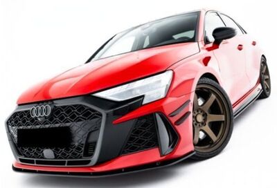 SPLITTERS "CANARDS" DE PARE CHOC AVANT AUDI RS3 8Y LIMOUSINE SEDAN PHASE 2 (2024+)