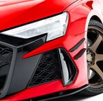 SPLITTERS "CANARDS" DE PARE CHOC AVANT AUDI RS3 8Y LIMOUSINE SEDAN PHASE 2 (2024+)