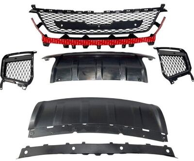 KIT CARROSSERIE COMPLET TYPE SVR POUR RANGE ROVER SPORT L494 PHASE 2 VERSION 2 (2018/2020)