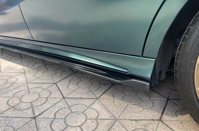 KIT CARROSSRIE MERCEDES CLASSE A W176 AMG LINE PHASE 2 PIANO BLACK FINISH  (09-2015/2018)