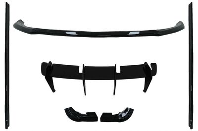 KIT CARROSSRIE MERCEDES CLASSE A W176 AMG LINE PHASE 2 PIANO BLACK FINISH  (09-2015/2018)
