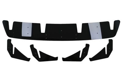 KIT CARROSSRIE MERCEDES CLASSE A W176 AMG LINE PHASE 2 PIANO BLACK FINISH  (09-2015/2018)