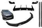 KIT CARROSSRIE MERCEDES CLASSE A W176 AMG LINE PHASE 2 PIANO BLACK FINISH  (09-2015/2018)