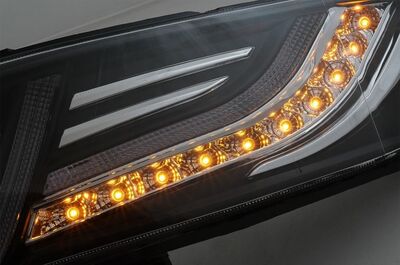 PHARES A LEDS "TUBE LIGHT" Toyota FJ Cruiser (XJ10) AVEC FONCTION DTS CLIGNOTANTS DEFILANTS(2007/2015)