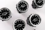 ECLAIRAGE D'AMBIANCE INTERIEURE A LEDS PAR LES GRILLES D'AERATION Mercedes Classe C W205 C205 S205 PHASE 1 (2014-2018) Mercedes GLC SUV X253 PHASE 1 (2015-2018)