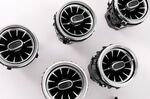ECLAIRAGE D'AMBIANCE INTERIEURE A LEDS PAR LES GRILLES D'AERATION Mercedes Classe C W205 C205 S205 PHASE 2 (2018-2021)