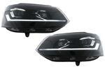 PHARES A LEDS FULL LEDS  "REAL DRL" BLACK EDITION VW BUS T5 FACELIFT VERSION 4 (avec feux de jour et clignotants DTS-Dynamic Turn Signal) (2010/2015)
