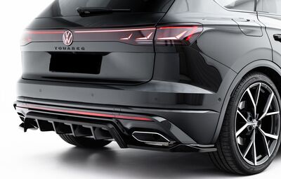 LAME DE PARE CHOC ARRIERE LOOK DIFFUSEUR VW TOUAREG III R LINE PHASE 2 "DTM LOOK" (2023+)
