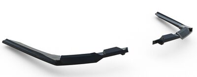 LAME DE PARE CHOC ARRIERE BMW SERIE 5 G60/G61 OU I5 G60/G61 PACK M (avec ou sans attelage) V2 (2023+)