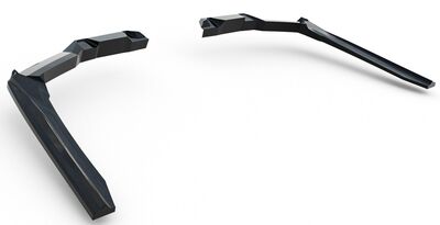 LAME DE PARE CHOC ARRIERE BMW SERIE 5 G60/G61 OU I5 G60/G61 PACK M (avec ou sans attelage) V2 (2023+)