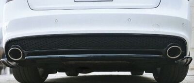SPLITTER CENTRAL DE PARE CHOC ARRIERE AUDI A5 S LINE PHASE 2 V1 "PLAT" (2011/2016)