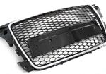 CALANDRE TYPE RS AVEC CONTOUR CHROME POUR AUDI A3 TYPE 8P PHASE 2 FACELIFT V3 (06-2008/2012)