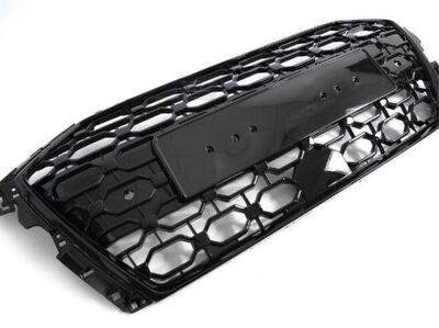 CALANDRE SANS SIGLE AUDI A3 8Y PHASE 1 LOOK RS3 PIANO BLACK V2 (2020/2024)
