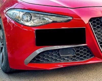 SPLITTERS DE PARE CHOC AVANT ALFA ROMEO GIULIA STANDARD (2017+)
