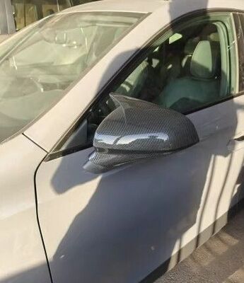 COQUES DE RETROS GLOSS BLACK "HORN DESIGN" SEAT LEON IV PHASE 1 (2020+) CUPRA LEON PHASE 1 (2020+) CUPRA FORMENTOR PHASE 1 (2020+)