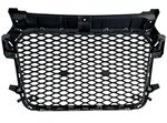CALANDRE AUDI A1 PHASE 1 LOOK RS FRAME GLOSSY BLACK (2010/12-2014)