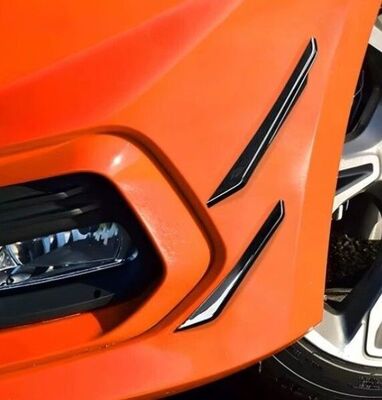 SPLITTERS "CANARDS" DE PARE CHOC AVANT FORD FIESTA MK8 ST OU ST LINE PHASE 1 VERSION 4 (2018/2021)