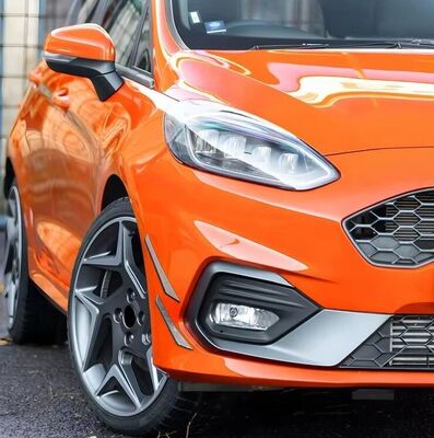 SPLITTERS "CANARDS" DE PARE CHOC AVANT FORD FIESTA MK8 ST OU ST LINE PHASE 1 VERSION 4 (2018/2021)