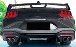 SPILITTER CENTRAL DE PARE CHOC ARRIERE EN ABS FORD MUSTANG MK7 GT PHASE 1 (2023+)