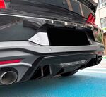 SPILITTER CENTRAL DE PARE CHOC ARRIERE EN ABS FORD MUSTANG MK7 GT PHASE 1 (2023+)