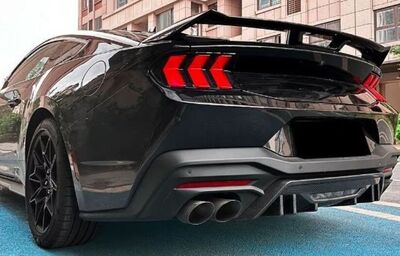 SPILITTER CENTRAL DE PARE CHOC ARRIERE EN ABS FORD MUSTANG MK7 GT PHASE 1 (2023+)