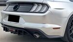SPLITTER CENTRAL DE DIFFUSEUR ARRIÈRE EN ABS POUR FORD MUSTANG VI PHASE 2 (08-2017/2023)