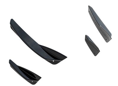 SPLITTERS "CANARDS" DE PARE CHOC AVANT MERCEDES CLE COUPE/CABRIOLET C236 53AMG PHASE 1 (2023+)