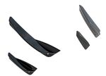 SPLITTERS "CANARDS" DE PARE CHOC AVANT MERCEDES CLE COUPE/CABRIOLET C236 53AMG PHASE 1 (2023+)