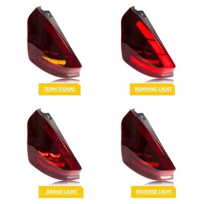 FEUX A LEDS FORD FIESTA MK7 AVEC CLIGNOTANTS DEFILANTS DTS -DYNAMIC TURN SIGNAL- (2008/2017)