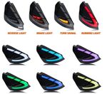 FEUX A LEDS FORD FIESTA MK7 AVEC CLIGNOTANTS DEFILANTS DTS -DYNAMIC TURN SIGNAL-ET FONCTION RGB ANIMATION DYNAMIQUE (2008/2017)