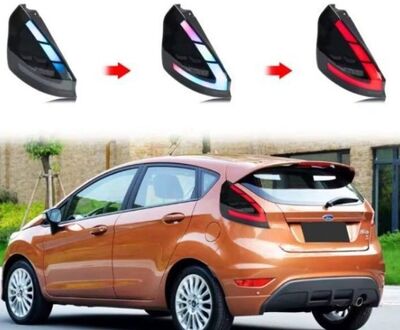 FEUX A LEDS FORD FIESTA MK7 AVEC CLIGNOTANTS DEFILANTS DTS -DYNAMIC TURN SIGNAL-ET FONCTION RGB ANIMATION DYNAMIQUE (2008/2017)