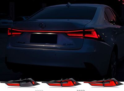 FEUX A LEDS FULL LEDS Lexus IS XE30 (IS250 IS350 ISF IS200t IS300) AVEC FONCTION DTS - DYNAMIC TURN SIGNAL - (2013/2020)
