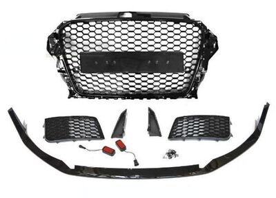 PARE CHOC AVANT AUDI A3 8V SPORTBACK / CABRIOLET PHASE 1 LOOK RS3 EURO V1 (2012/04-2016)