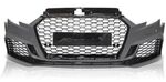 PARE CHOC AVANT AUDI A3 8V 3 OU 5 PORTES PHASE 2 LOOK RS3 "black edition" (05-2016/2020)
