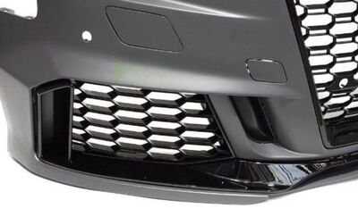 PARE CHOC AVANT AUDI A3 8V 3 OU 5 PORTES PHASE 2 LOOK RS3 "black edition" (05-2016/2020)