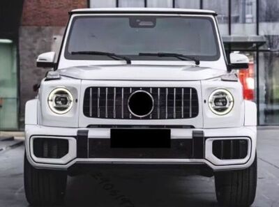 CALANDRE ET ENTOURAGES D'OPTIQUES AVANT MERCEDES CLASSE G W465 LOOK PANAMERICANA GTR (04-2024+)