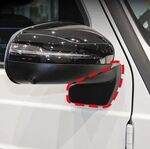 ENJOLIVEURS DE BASES DE RETROS EN CARBONE MERCEDES CLASSE G II W465 (2025+)