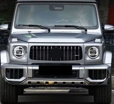 CALANDRE ET ENTOURAGES D'OPTIQUES AVANT MERCEDES CLASSE G W465 LOOK PANAMERICANA GTR (04-2024+)