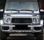 CALANDRE ET ENTOURAGES D'OPTIQUES AVANT MERCEDES CLASSE G W465 LOOK PANAMERICANA GTR (04-2024+)