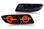 FEUX A LEDS MAZDA 6 LIMOUSINE TYPE GG AVEC LIGNOTANTS DTS - DYNAMIC TURN SIGNAL - (2002/08-2007)
