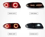 FEUX A LEDS MAZDA 6 LIMOUSINE TYPE GG AVEC LIGNOTANTS DTS - DYNAMIC TURN SIGNAL - (2002/08-2007)