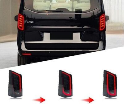 FEUX A LEDS MERCEDES CLASSE V W447 "HAYON" PHASE 1 -AVEC CLIGNOTANTS DTS DEFILANTS -(2014/03-2019) MERCEDES VITO W447 "HAYON" PHASE 1 STANDARD (2014/2019)