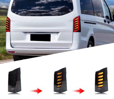 FEUX A LEDS MERCEDES CLASSE V W447 "HAYON" PHASE 1 -AVEC CLIGNOTANTS DTS DEFILANTS -(2014/03-2019) MERCEDES VITO W447 "HAYON" PHASE 1 STANDARD (2014/2019)